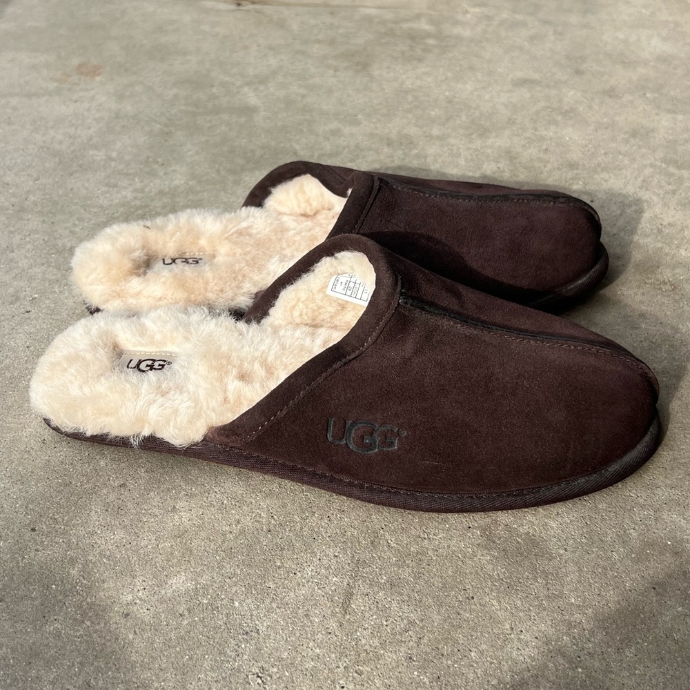 Ugg Scuff Slipper Slides Style 1101111 Brown Espresso Men's Size 11